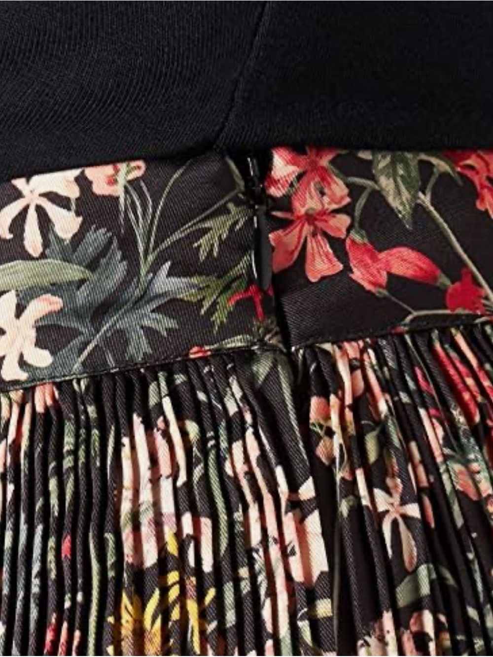 NWT Scotch & Soda $158 FLORAL Printed Midi-Length Skirt XS - Picture 7 of 14